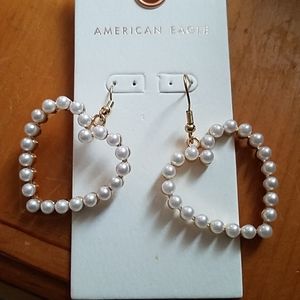 American Eagle Heart Earrings